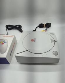 Sega Dreamcast Console w/ New Clock Battery & Striker DC Wireless Controller