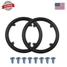 Bike Chain Guard 2PCS Black Bicycle Sprocket Protective Cover with 4 Holes, P...