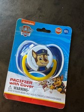 NEW Paw Patrol Chase Pacifier w/ Cover BPA Free for Babies Ventilated Binky