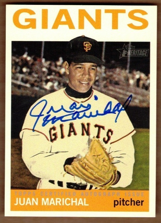 2013 Topps Heritage Real One Auto #ROAJM Juan Marichal
