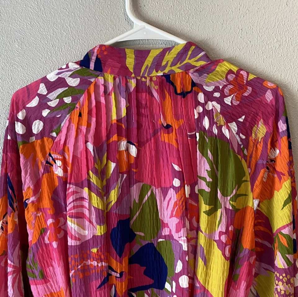 Vestido Antonio Melani Brynn Multi Floral Tranquilo Lujo Diseñador Mujer 14 Foto 4 de 4