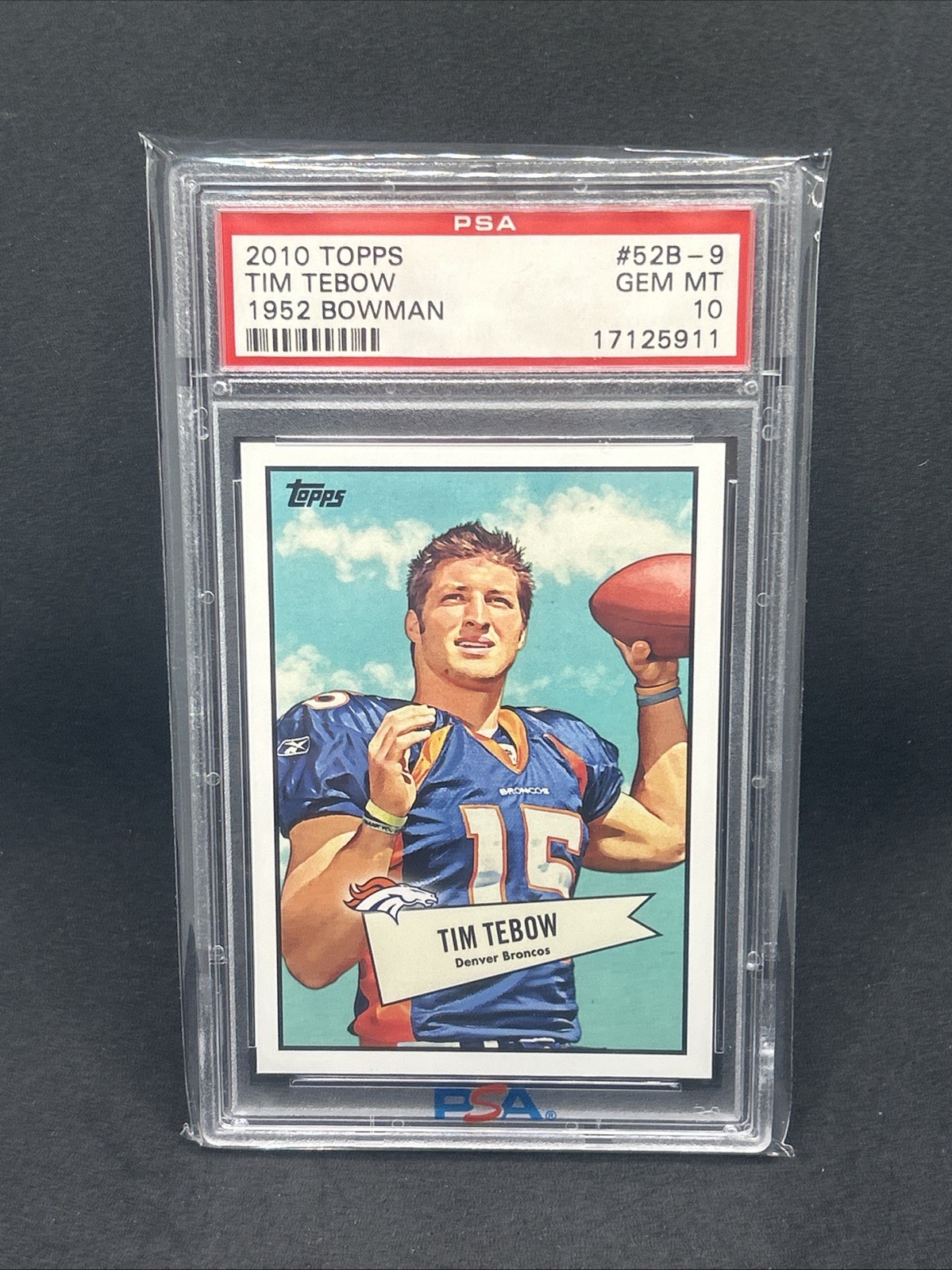 Tim Tebow Topps 1952 Bowman #52B9 Base