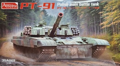 35A069 Amusing Hobby Polish Main Battle Tank PT-91 Bausatz 1:35