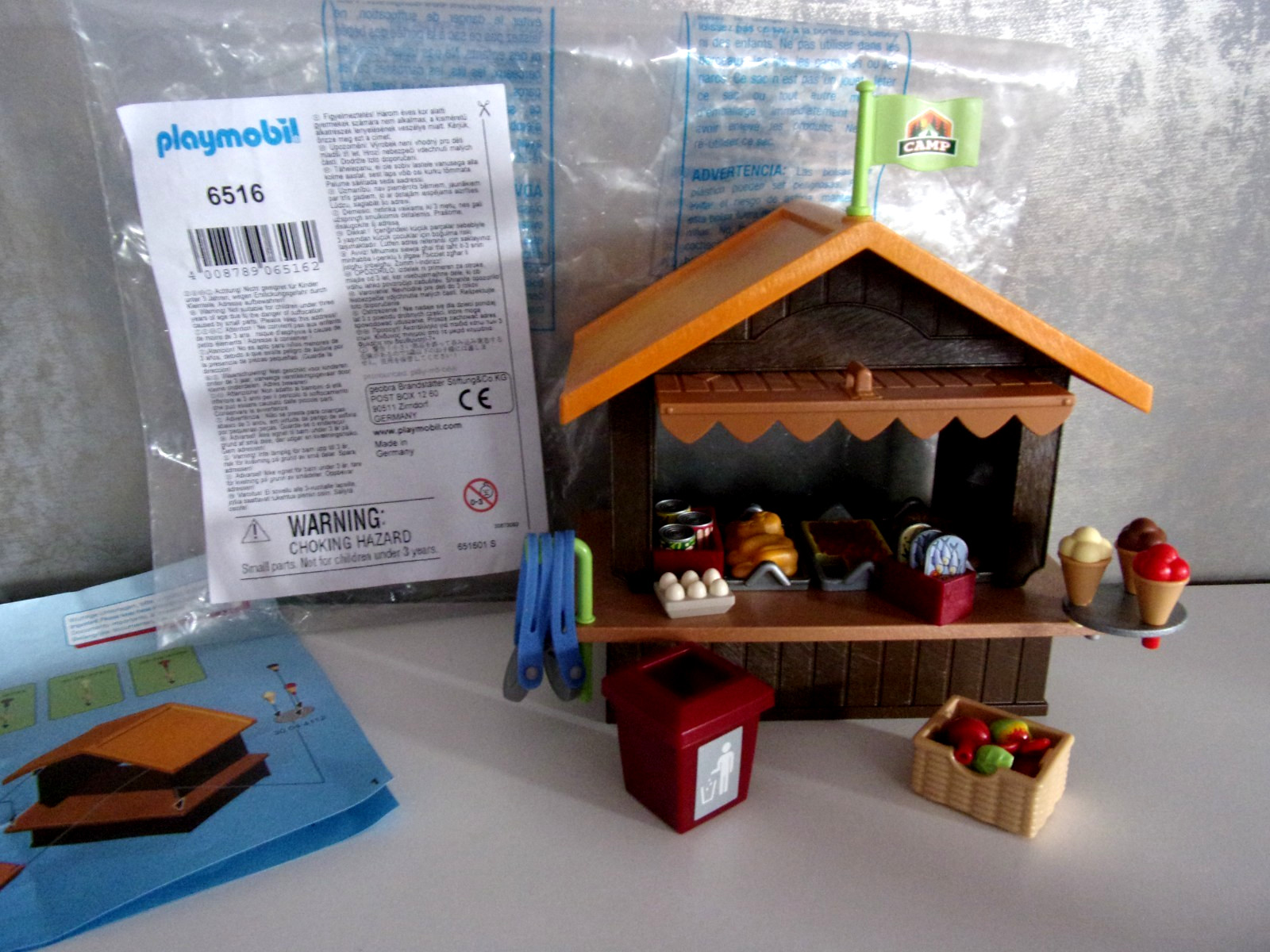 Playmobil Additions & Accessories - 6516 Summer Camp Kiosk (City Life) - New