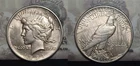 1921 Peace Silver Dollar $1 High Relief Reverse Field Striations