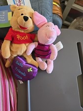 DISNEY WINNIE THE POOH  PIGLET 1999 FRIENDSHIP DAY PLUSH