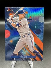 2025 Topps Finest - Common Josh Jung #25 Sky Blue Refractor /325