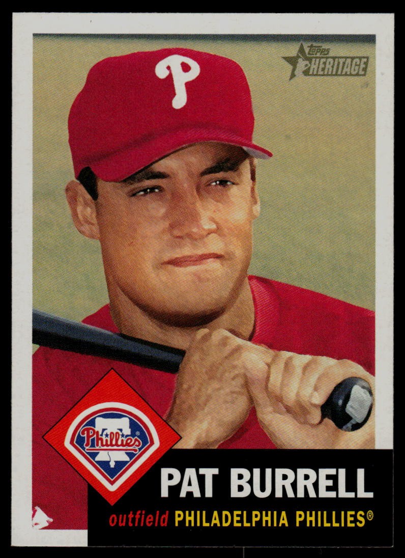 2002 Topps Heritage #179 Pat Burrell Philadelphia Phillies