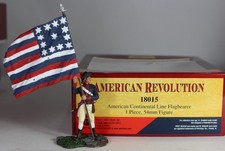 BRITAINS American Revolution Colonial Continental Line Flagbearer 18015