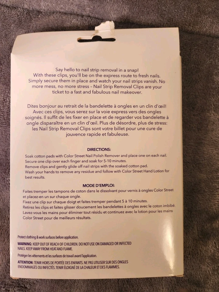 Colorstreet полоски для удаления ногтей зажимы новый - Изображение 2 из 4
