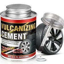 Vulcanizing Cement 8.5Oz, All Purpose Tire Repair Glue, Fast-Dry Rubber Cemen...