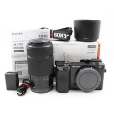  OPEN BOX FAIR  Sony Alpha a6100 Mirrorless Digital Camera with 55-210mm Lens