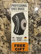 DR. BRACE Elite Knee Brace With Side Stabilizers  Patella Gel Pad. XL
