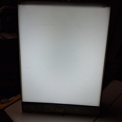 Vintage Wolf X-ray Light Box Viewer Medical No. 308 Tested Working Wall Mount
