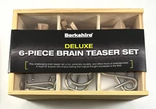 Berkshire Deluxe 6 Piece Brain Teaser Set - NEW