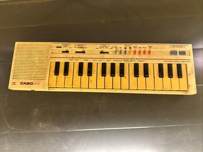 Casio PT-1 Vintage Compact Electronic Keyboard, 1980's (for Parts)