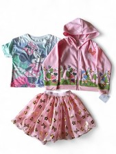 NEW Disney Minnie Mouse Girls 5 Pink 3 Piece Tutu Shirt  Jacket Set Outfit NWT