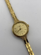 Helbros Ladies Wristwatch Vintage Model 02501 5FB Dated 02-88 New Battery 6.75
