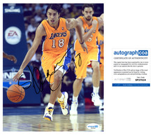 Sasha Vujacic 'Los Angeles Lakers' Signed 8x10 Photo ACOA