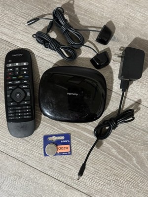 Logitech Harmony N-R0005 Smart Remote Control w/ Battery and Harmony Hub O-R0004