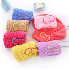 New High Density Hair Hat Coral Velvet Soft Women Head Wrap Hat 6 Colors
