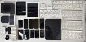 Apple Job Lot Bundle iPad iPhone Apple TV Watch Keyboards Broken Untested Parts