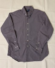 Polo Ralph Lauren Regent Classic Fit Purple Plaid button up long sleeve shirt