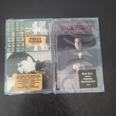 Lot Of 2 Pop Rock Cassette Tapes: New Sealed - Neil Sedaka & Pierce Turner
