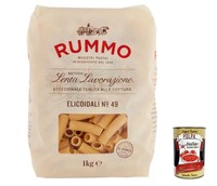 12X Rummo Elicoidali N. 49 Hartweizengrieß Pasta Nudeln 1Kg Packung+Polpa