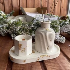 Jar Resin Molds Silicone Set, Oval Coaster Molds Bottle Shape Container Mould...