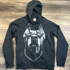 Doberman 3D Black Hoodie Sweater Pitbull Dog Biker Beast MMA Workout Sweatshirt