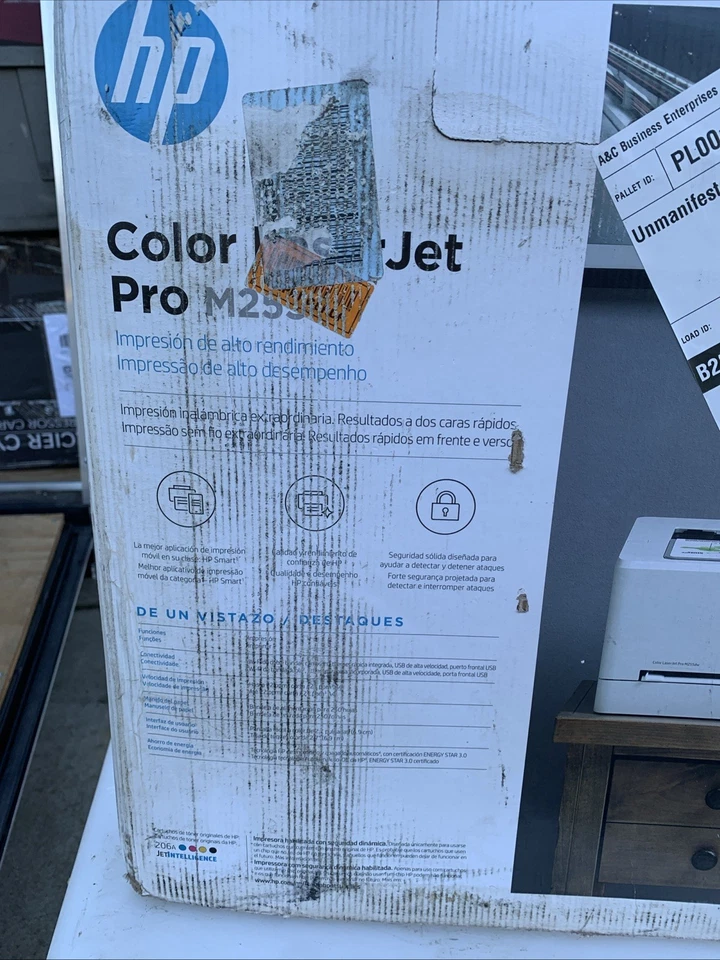 HP Color LaserJet Pro M255dw Wireless Laser Printer 7KW64A - Image 3 of 4