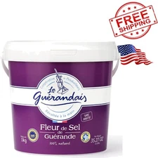 French Sea Salt - 2.2 lbs in a Convenient Pail