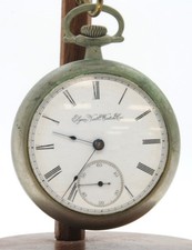 Elgin 1892 Grade 75 Non-Running Pocket Watch 18 Size 15 Jewel Silverode Case