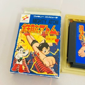 Mighty Atom Astro Boy KONAMI FC Family Computer Game Software Tezuka Osamu Rare
