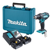 Makita DDF 482 RTE Akku Bohrschrauber 18 V 62 Nm + 2X Akku 5,0 Ah + LadegeräT