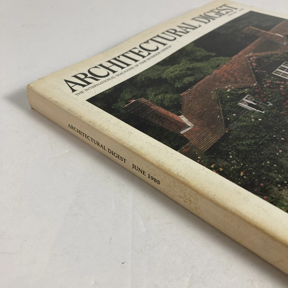 Vintage June 1985 Architectural Digest Magazine Collector's Edition Cottagecore - Image 2 of 4