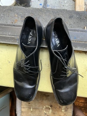 Prada Square Toe Derby Shoes Men s Size 12