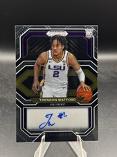 2021-22 Panini Prizm Draft Picks Basketball Rookie Auto Trendon Watford LSU RC