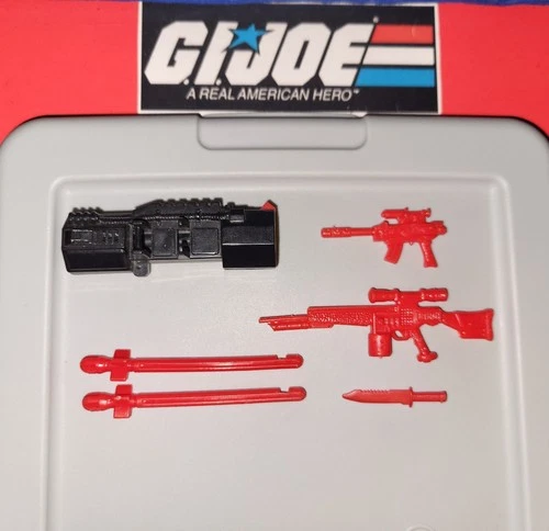 GI Joe Cobra Major Bludd 1994 Complete Weapons Set Original 90's Hasbro Unbroken