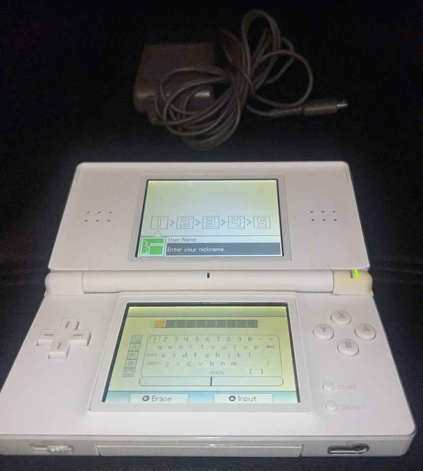 Nintendo DS Lite Handheld System - Polar White Tested & Working | eBay
