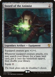 Sword of the Animist #227 Commander 2017
