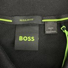 Boss Mens Polo Black Size L Paddy Pro Golf Short Sleeve Cotton Blend Slim Fit