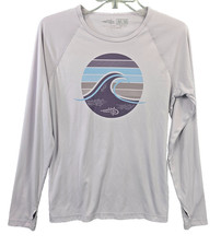 Reel Life Shirt Women's Lilac Fishing Long Sleeve Outdoor Logo Size Medium