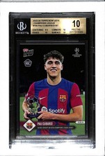 YOU PICK 2023-24 TOPPS NOW UCL #104 PAU CUBARSI RC SHINING DEBUT BGS 9, 9.5, 10