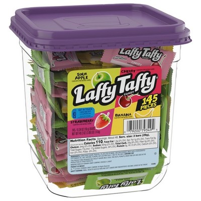 Laffy Taffy Candy, Assorted Fruit Flavored 49.3 Ounce (Pack of 1), 