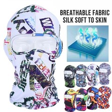Soft Balaclava Face Mask UV Protection Ski Sun Hood Tactical Masks for Men Women