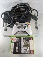 Xbox 360 Console Bundle - White - 20gb - x4 Games - Tested + Working