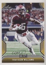 2019 Leaf Draft Gold Trayveon Williams #68 0c6