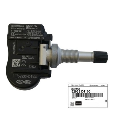 ORIGINAL HYUNDAI RDKS REIFENDRUCKSENSOR FÜR KONA 17-23 I30 18-22 - 52933 D4100